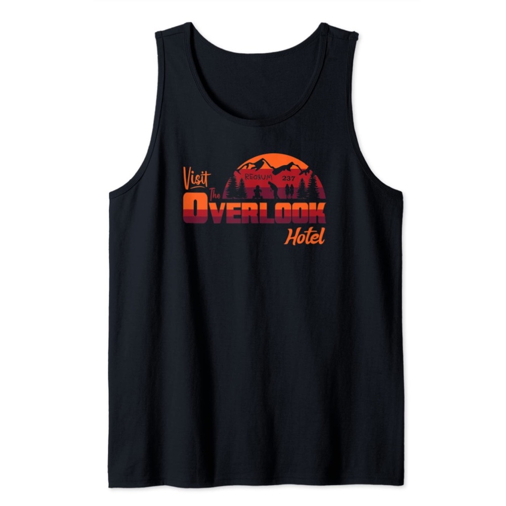 Visit The Overlook Hotel Black Tank Top